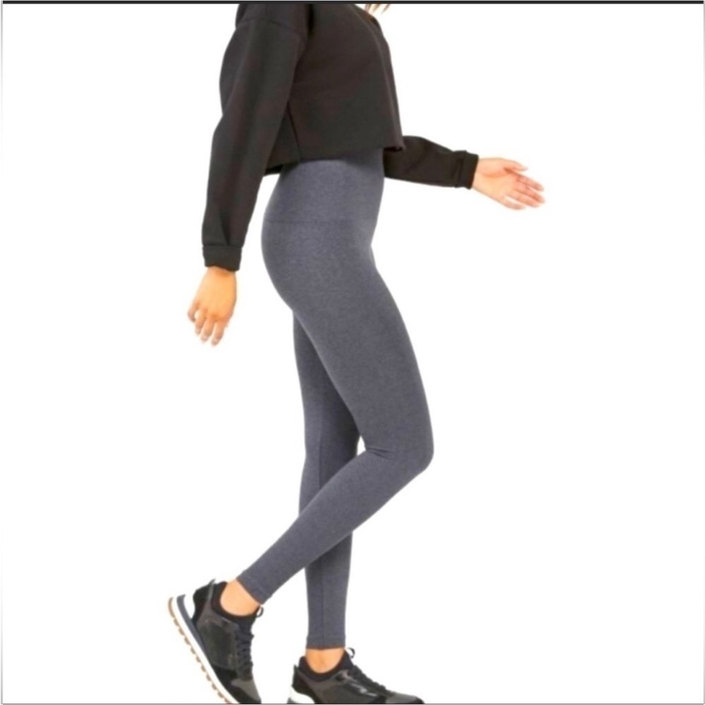 SPANX Size XL Look at Me Now Seamless High Waist Grey Leggings - Picture 5 of 11